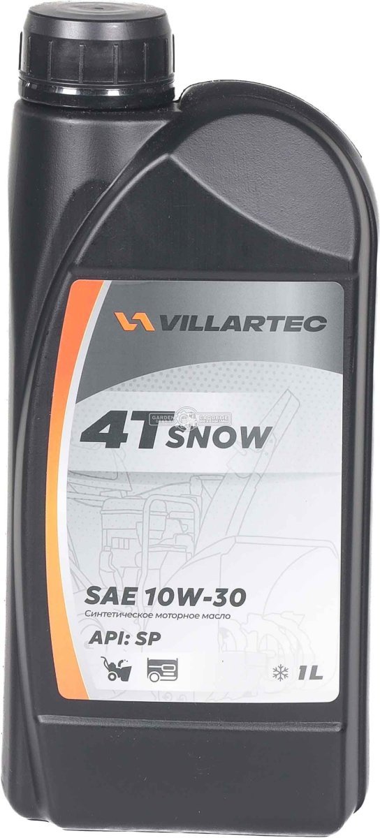 Масло зимнее 4-тактное Villartec 4T Snow SAE 10W-30 синтетическое 1 л.