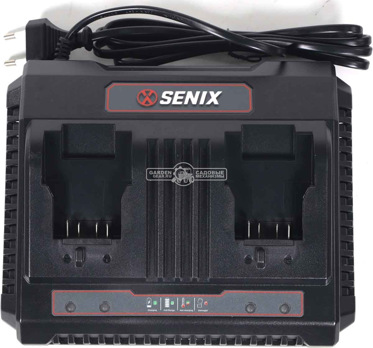 Зарядное устройство Senix CHDX2-M-EU двухпортовое для аккумуляторов 18В (2 х 3А)