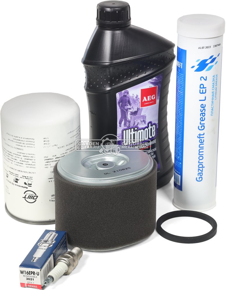 Набор для техобслуживания Baumech с двигателем Zongshen GB460 (Фильтр воздушный, гидравлический, свеча, масло, смазка для ШСП)