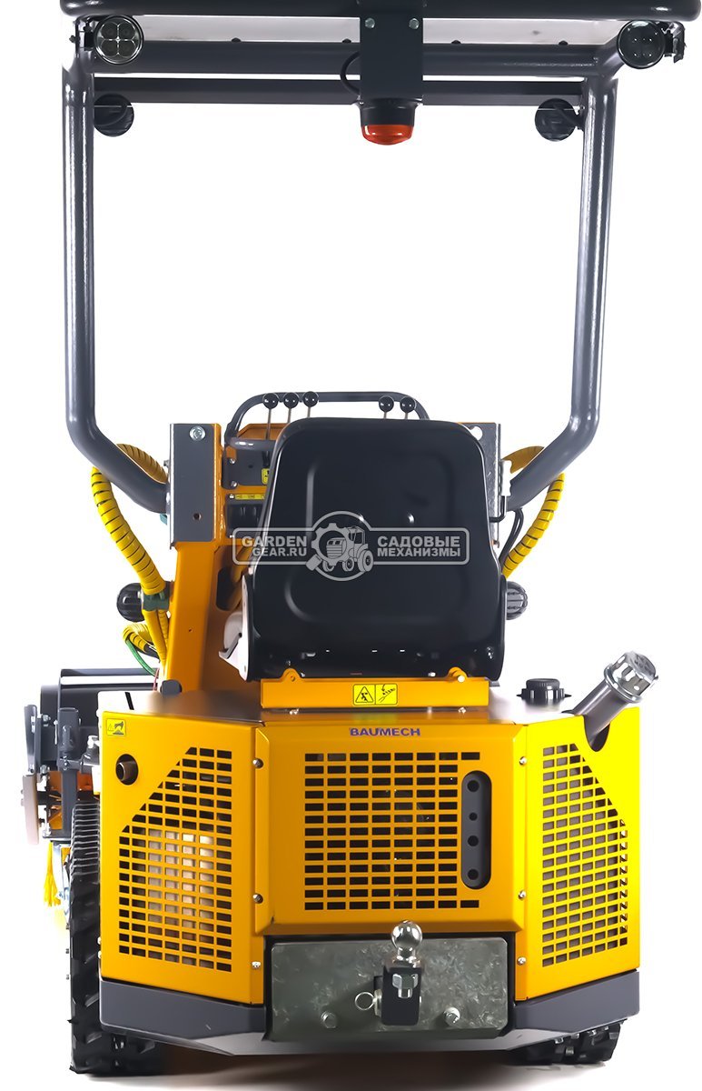 Универсальная машина мини-погрузчик Baumech ML-03 Pro + гидравлическая щётка 115 см. + каркас безопасности с двигателем Zongshen GB750 EFI инжектор