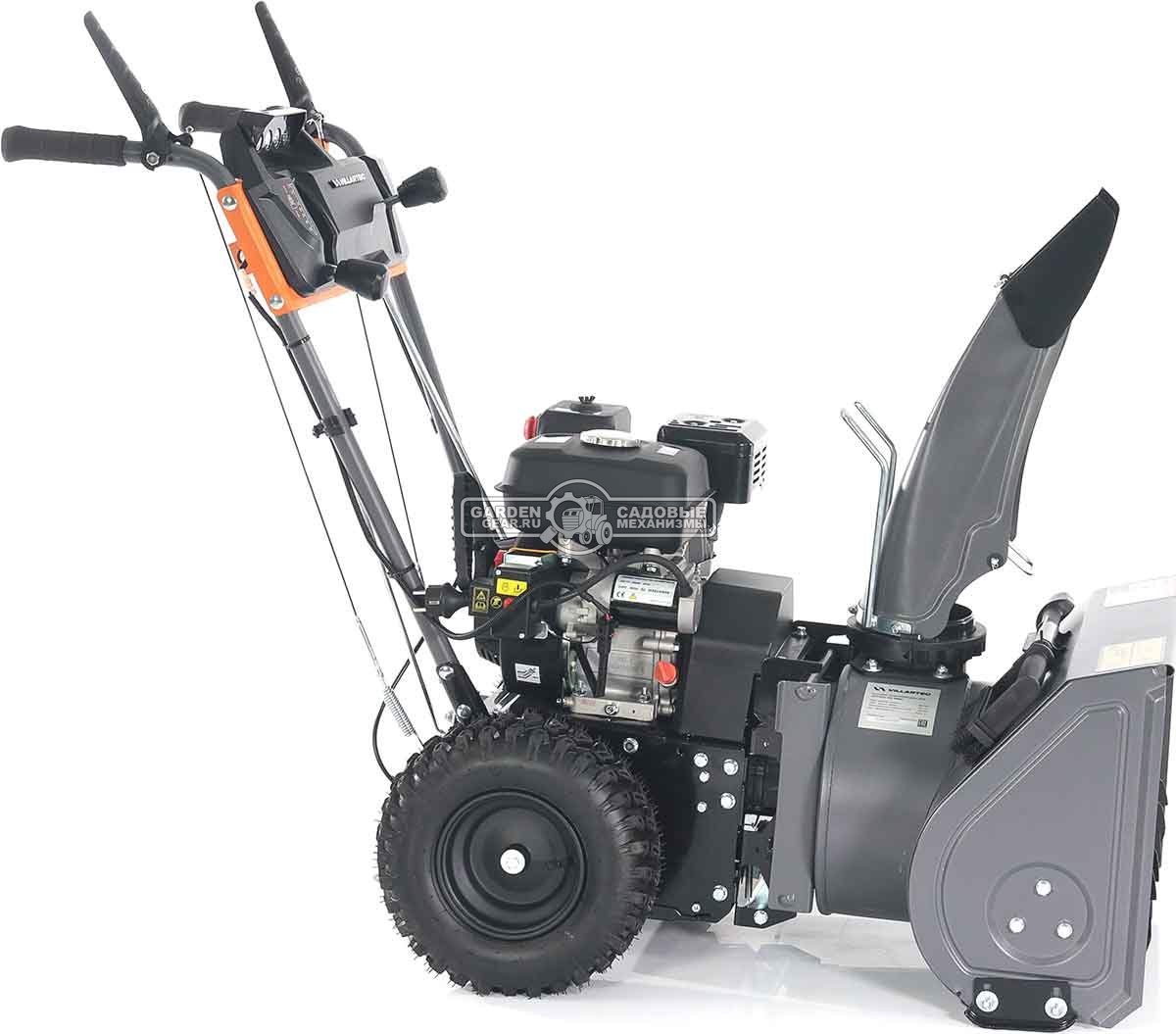 Комбимашина Villartec SW7080E с щеткой 80 см и снегоуборщиком 56 см (PRC, 7,0 л.с., 212 см3, эл/стартер, фара, скорости 5/2, 73 кг)