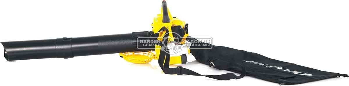 Садовый пылесос/воздуходувка бензиновая Champion GВV326S (PRC, 26 куб.см., 1,0 л.с., 612  м3/ч., 40 л., 4 кг)