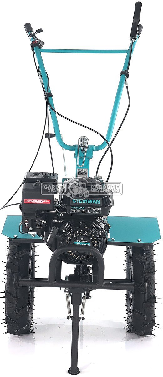 Мотоблок Steviman MT-500 (RUS, колеса 4.00х10, EST 212 см3, 90 см, 2 вперед/1 назад, ВОМ, 100 кг)