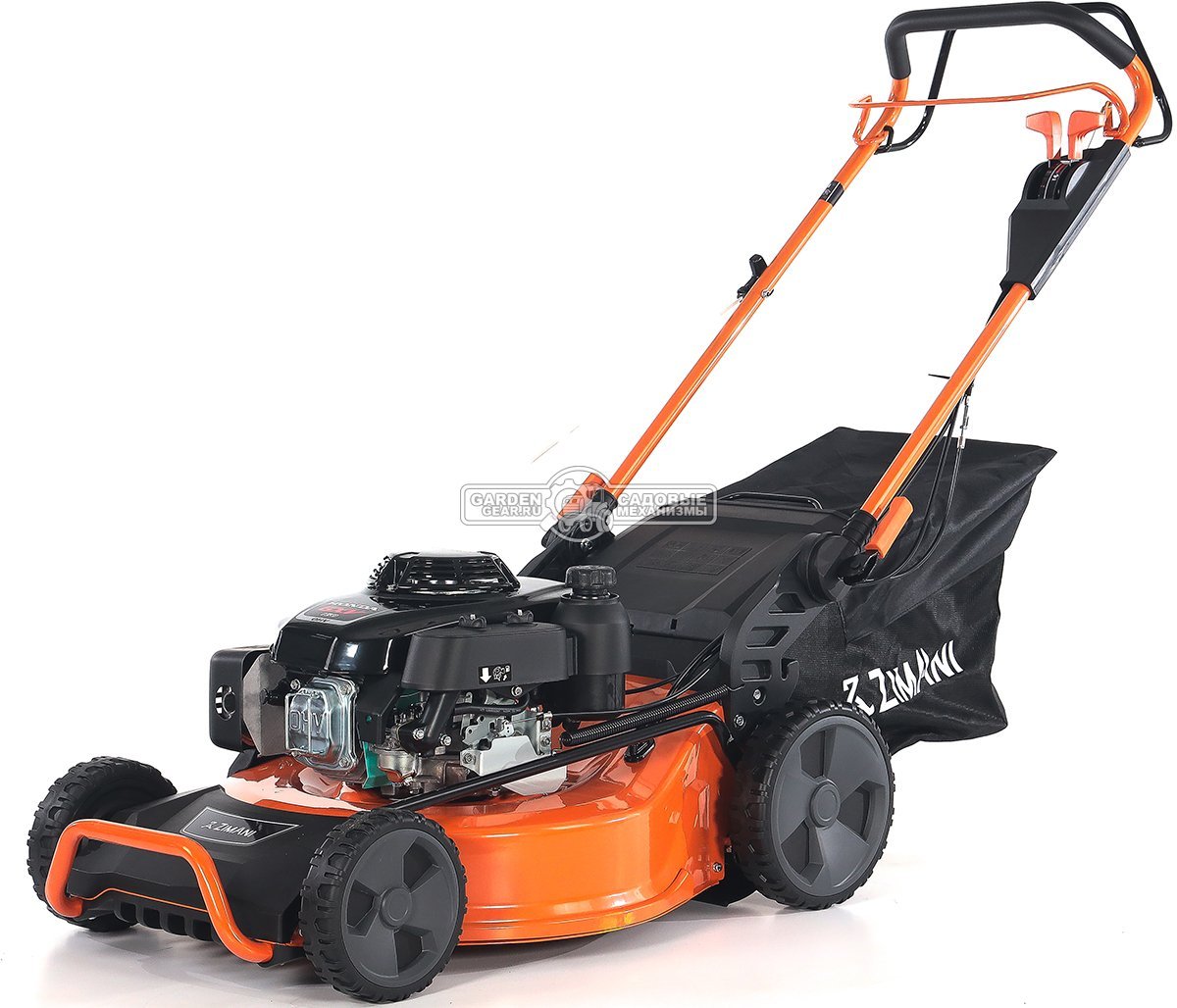 Газонокосилка бензиновая ZimAni LC553HV (PRC, 53 см, Honda GXV160, 163 см3, 3 в 1, Quattro Blade, вариатор, 80 л, 46 кг)