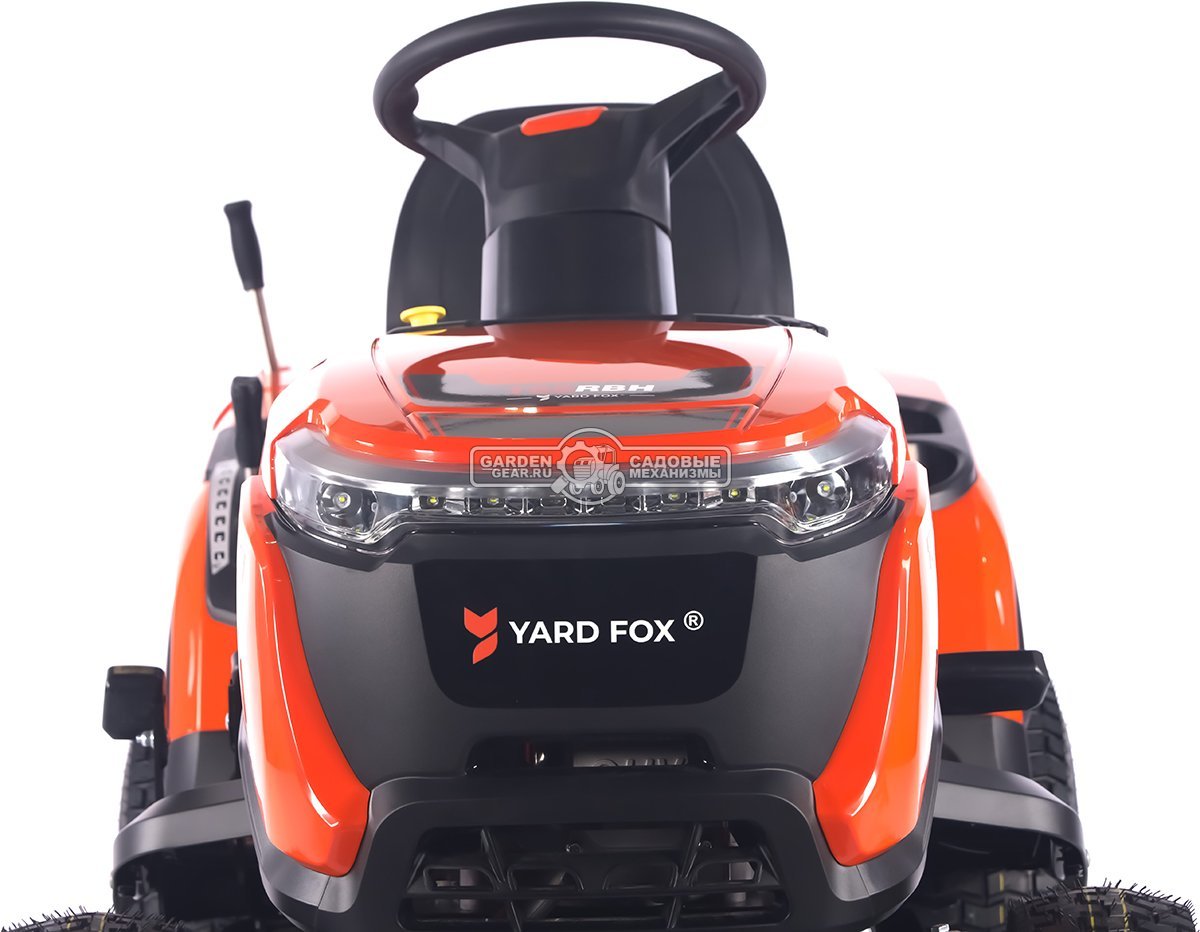 Садовый трактор Yard Fox Optima T 86 RBH (PRC, Loncin 432 куб.см., гидростатика, травосборник 260 л, ширина кошения 86 см, 190 кг)
