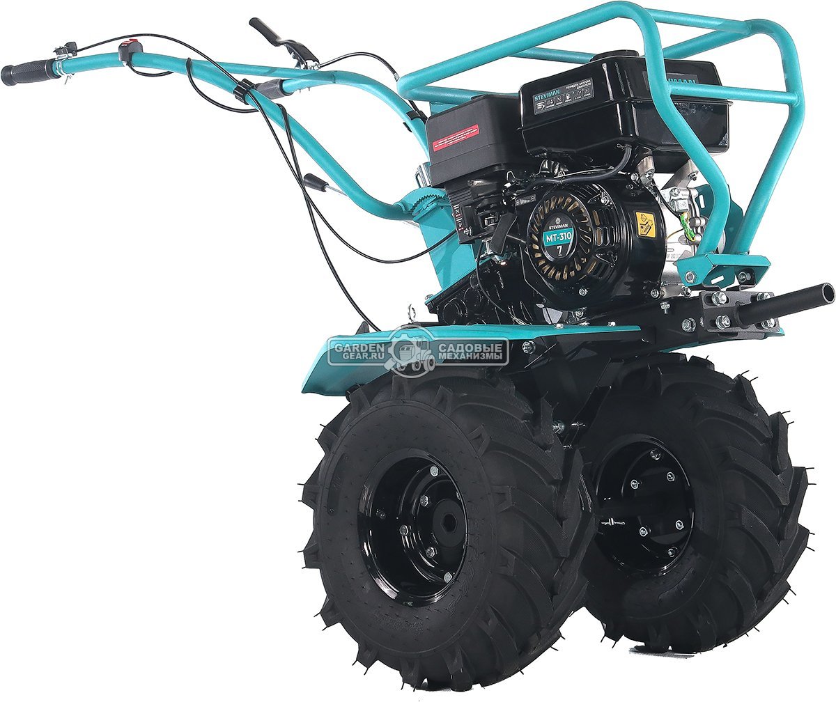 Мотоблок Steviman MT-310 на колесах 19-7*8 Extreme (RUS, EST 212 см3, 90 см, 4 вперед/2 назад, шкив, 90 кг)