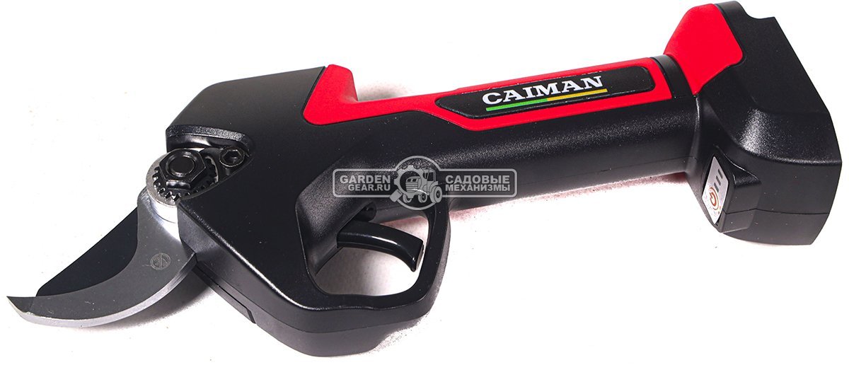 Секатор аккумуляторный Caiman CN-10005 с 2 АКБ и ЗУ (PRC, 14.4В, 4.0 А/ч, диаметр реза 35 мм, бесщеточный двигатель, 1,1 кг.) 