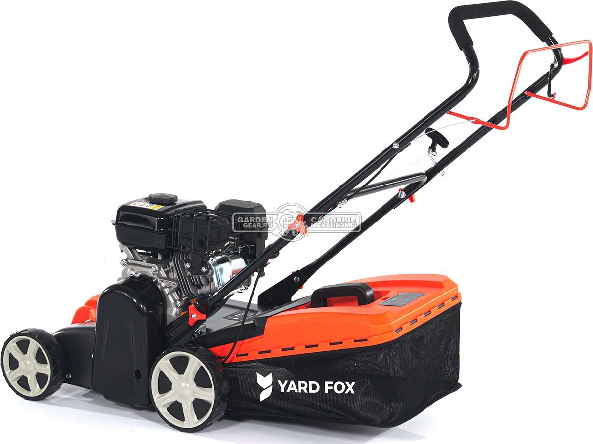 Вертикуттер - аэратор бензиновый Yard Fox 38VP (PRC, 38 см, 196 см3, ножи + пружины, 45 л, 32 кг)