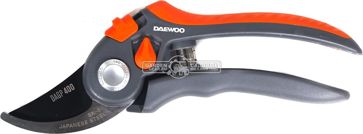 Секатор Daewoo DAGP 400 (диаметр среза 24 мм, пластиковые рукоятки, 260 гр)
