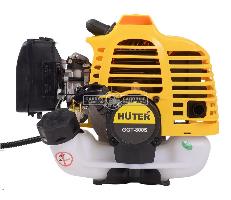 Бензокоса Huter GGT-1900T (PRC, 51.7 см3, 1.9 кВт/2.6 л.с., нож 3Т + леска 2.4 мм, Т рукоятка, неразъёмный вал, 7 кг)