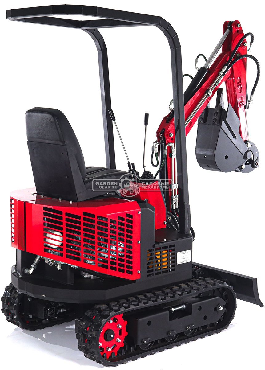 Гусеничный полноповоротный экскаватор RED LC-01 Lifan 15 л.с., глубина копания 1,6 м., 771 кг.