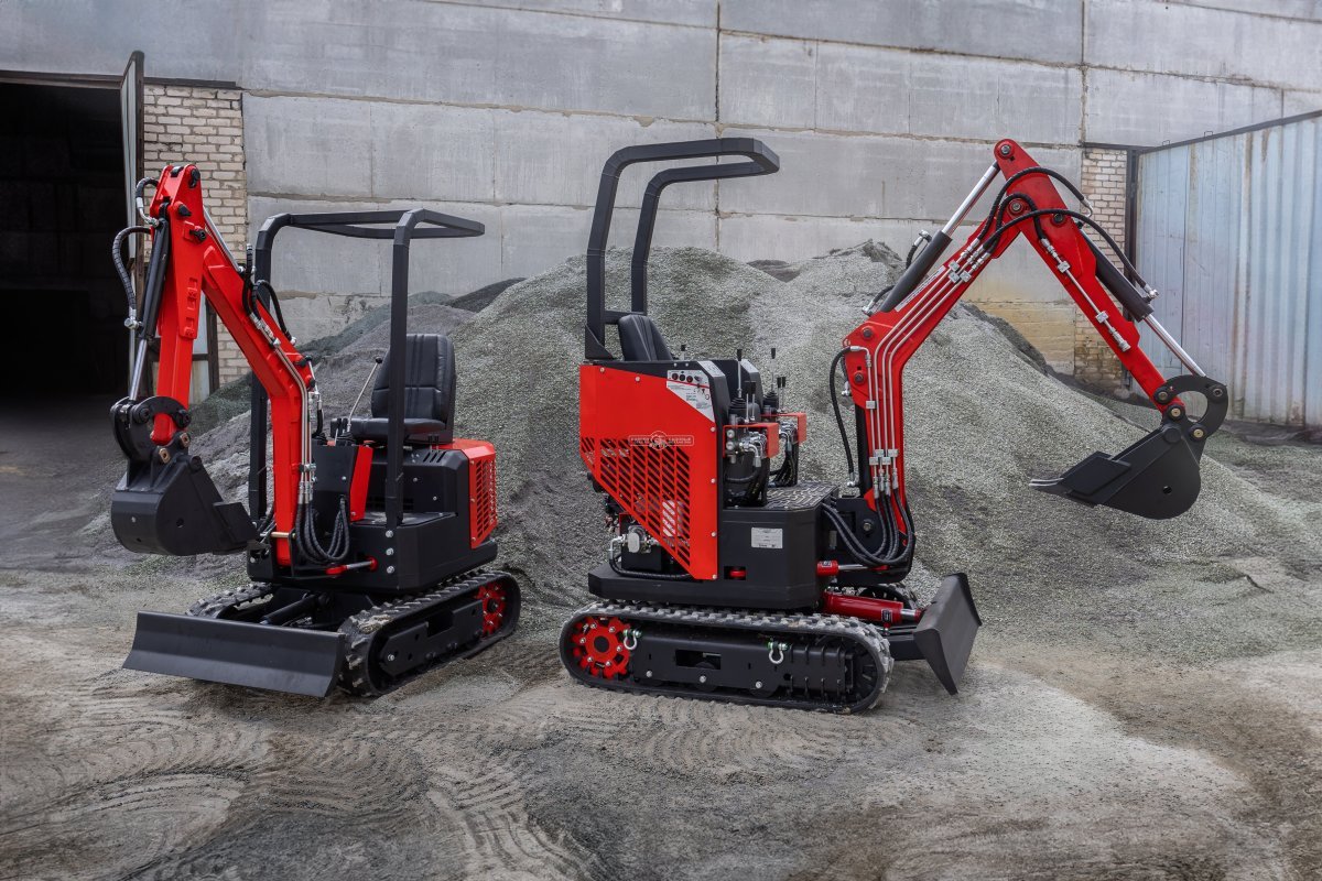 Гусеничный полноповоротный экскаватор RED LC-01 Lifan 15 л.с., глубина копания 1,6 м., 771 кг.