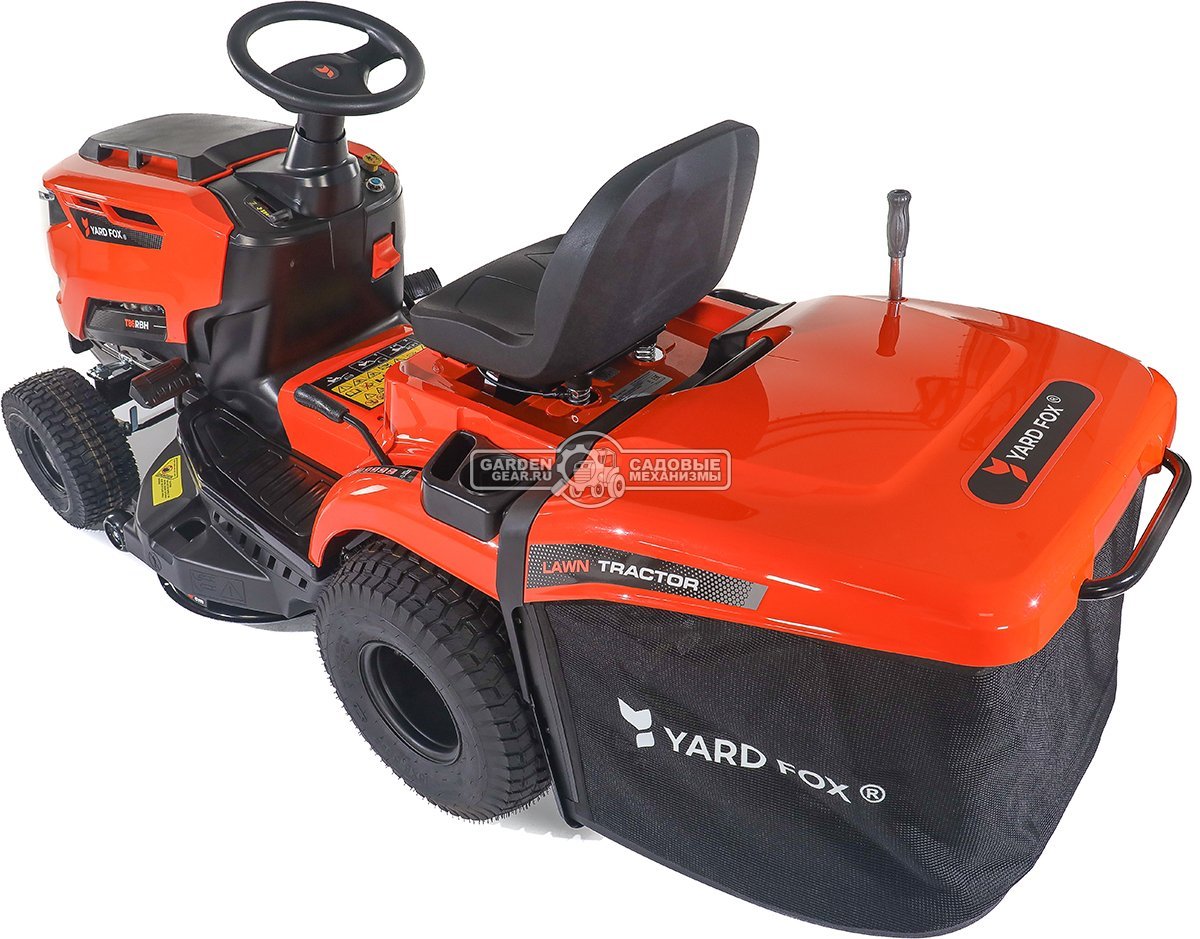 Садовый трактор Yard Fox T 86RBH (PRC, Loncin, 352 куб.см., гидростатика, травосборник 245 л, ширина кошения 86 см, 184 кг)