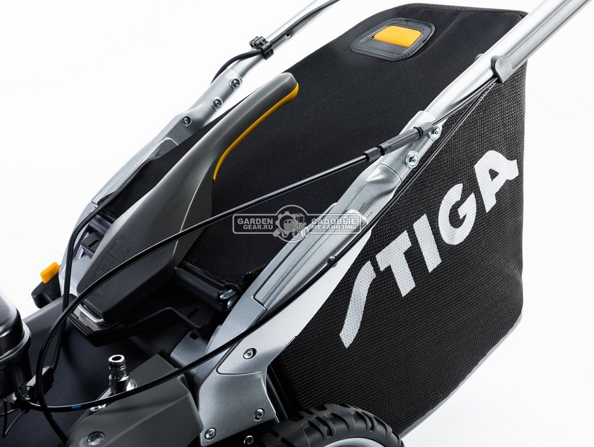 Газонокосилка бензиновая Stiga Twinclip 50 S (SVK, 48 см., Stiga ST55 OHV, 160 куб.см., оцинк.сталь, 70 л., 3 в 1, 44 кг.)