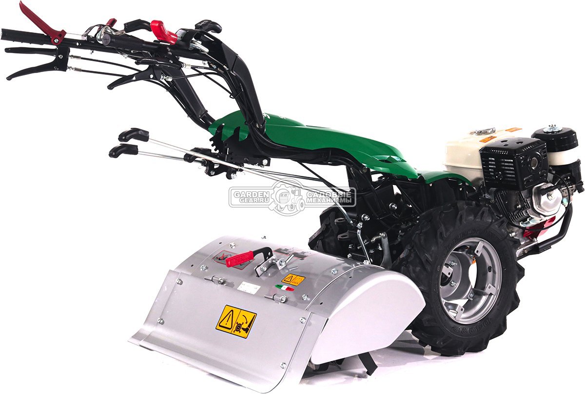 Мотоблок Caiman Atletico 340PT (ITA, Honda GX390, 389 куб.см., дифференциал, колеса 5.00х10, тормоза, 3 вперед + 3 назад, 116 кг.)