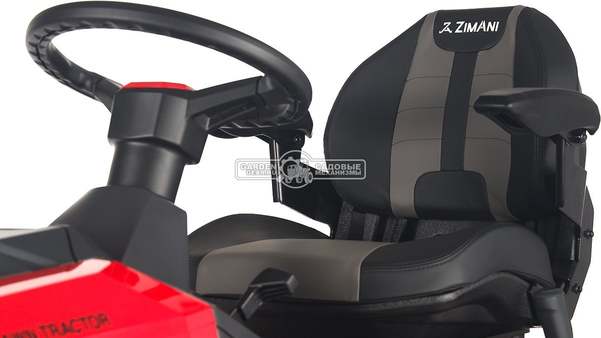 Садовый трактор ZimAni TS98HL MY2025 (PRC, Loncin 452 куб.см., гидростатика, боковой выброс, ширина кошения 98 см, LED панель, 168 кг)