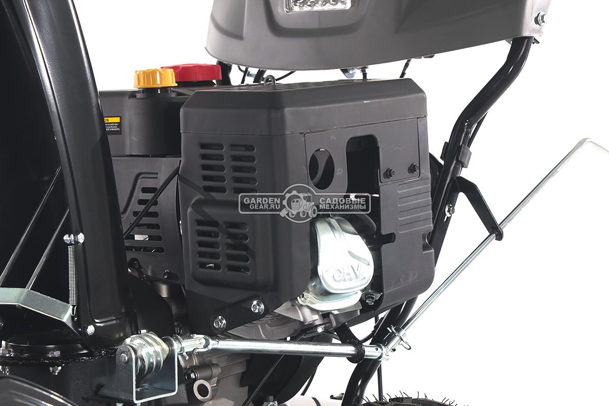 Снегоуборщик Evoline SBG 760 LE (PRC, 76 см, Loncin, 420 см3, эл/стартер 220В, фара, автоматич. дифференциал, скорости 6/2, подогр. рукояток,130 кг)