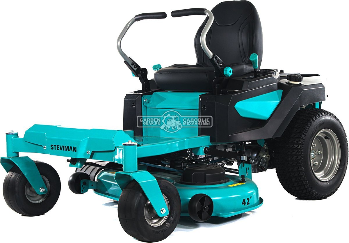 Садовый райдер Steviman ZR-107 HQ с нулевым радиусом разворота (PRC, Loncin, 586 куб.см., гидростатика, ширина кошения 107 см., 227 кг.)