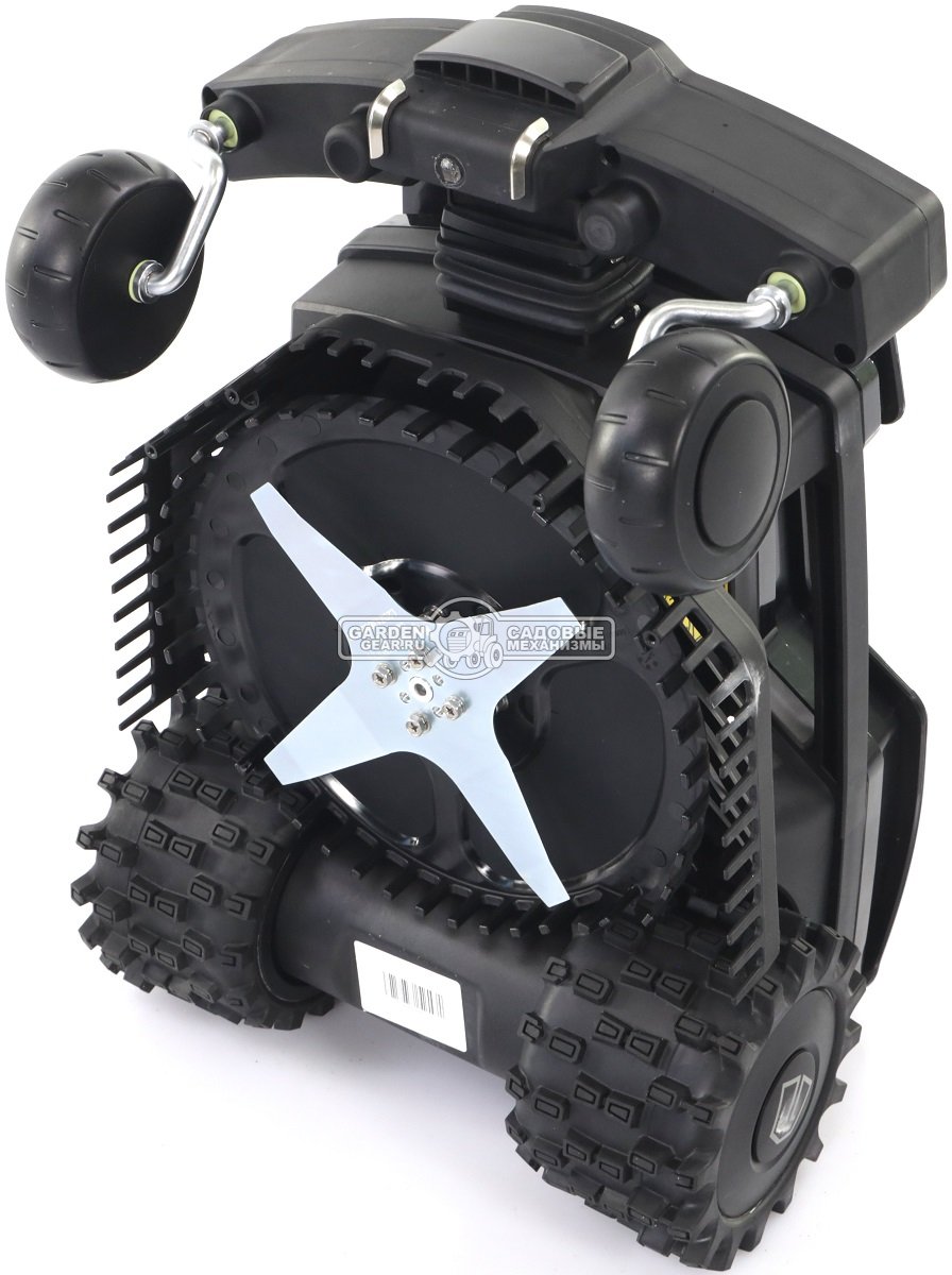 Газонокосилка робот Caiman Tech X2 Deluxe (ITA, площадь газона до 700 м2, нож 18 см., Bluetooth, произвольное движение, вес 7,2 кг.)