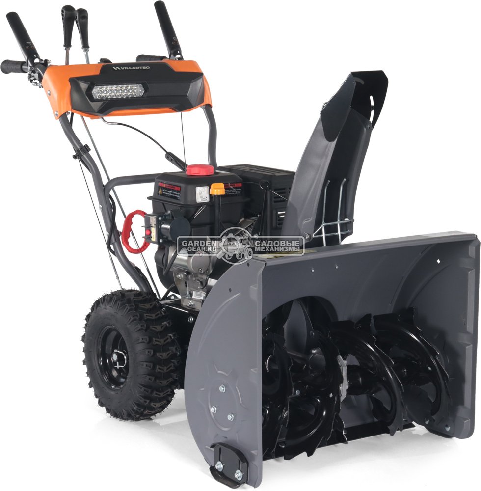 Снегоуборщик Villartec WB9066E (PRC, 66 см, Loncin, 252 см3, эл/стартер 220В, фара, скорости 6/2, 80 кг)