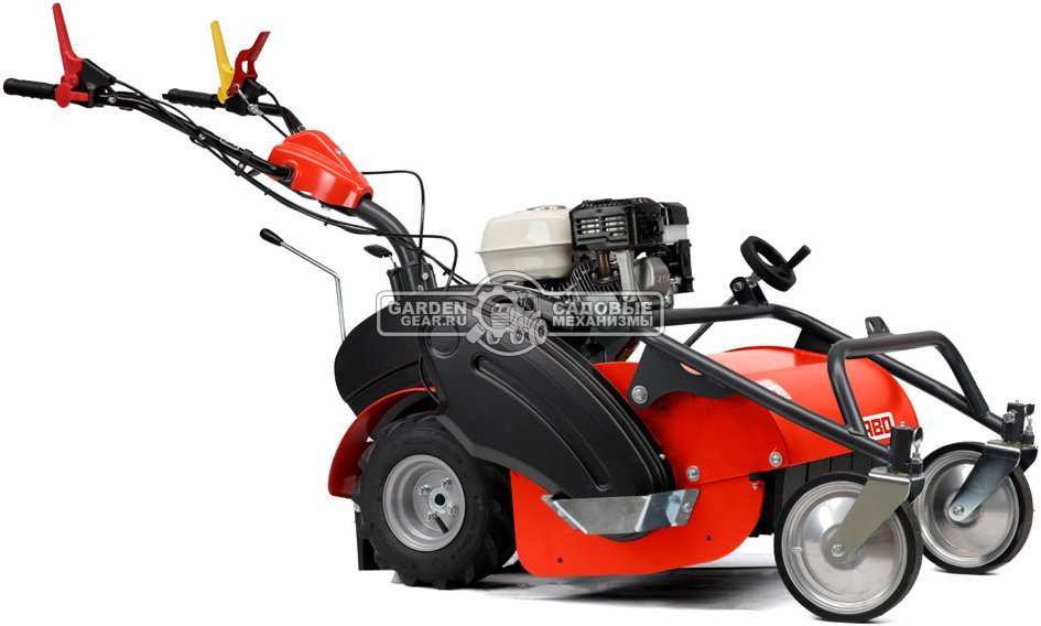 Косилка для высокой травы и кустов SABO 60-PRO F VARIO цеповая (GER, 60 см, Honda GX200, 196 куб.см., 32 Y-ножа, Vario Automat, 120 кг.)