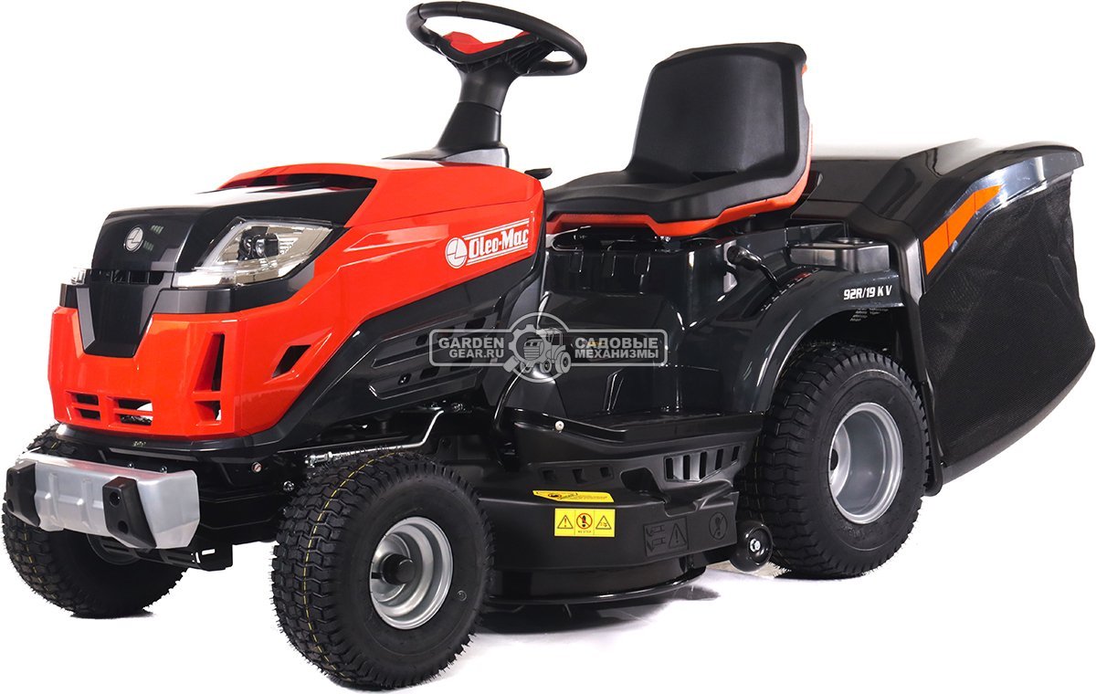 Садовый трактор Oleo-Mac OM 92R/19 KV (PRC, Emak K 1900 V-Twin, 586 см3, 92 см., гидростатика, травосборник 300 л., 198 кг.)