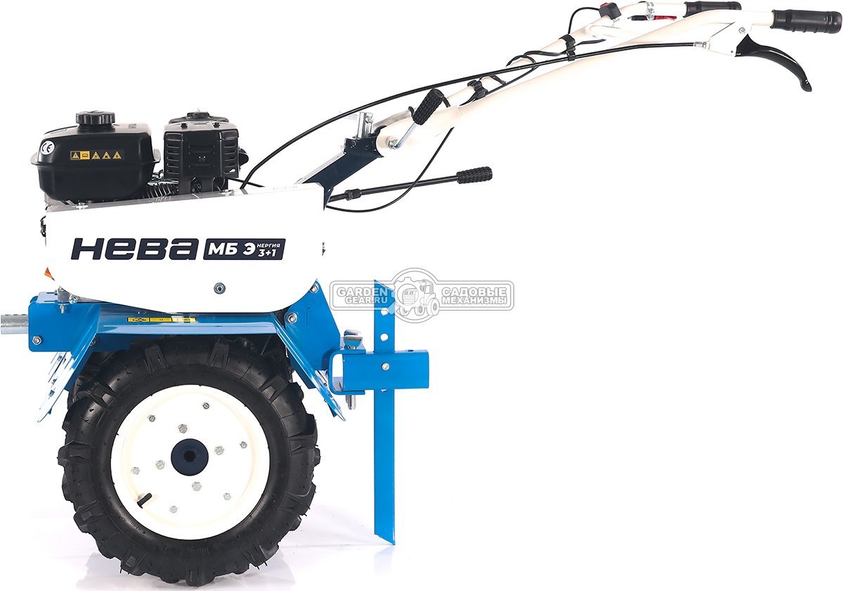 Мотоблок Нева МБ Энергия 3+1 (RUS, колеса 4,00х10, Weima WM 170 F/P, 212 см3, 60 см, 3 вперед/1 назад, шкив А, 62.5 кг)