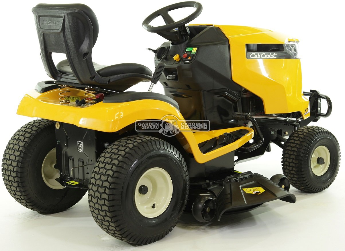 Садовый трактор Cub Cadet XT2 PS107 (USA, Kawasaki, V-Twin, 603 куб.см., гидростатика, боковой выброс, ширина кошения 107 см., 210 кг.)