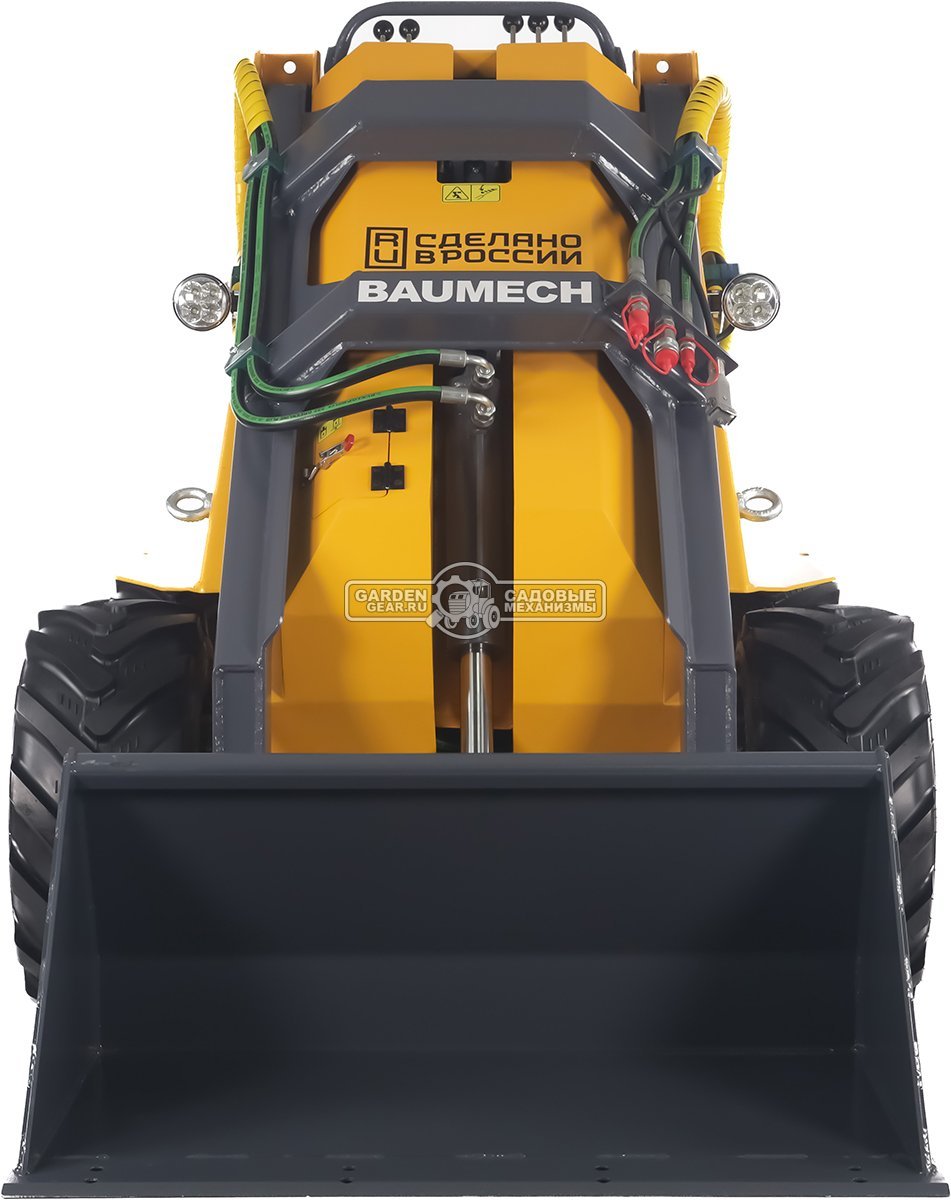 Универсальная машина мини-погрузчик Baumech ML-02 + ковш универсальный 90 см., с двигателем Zongshen GB460E