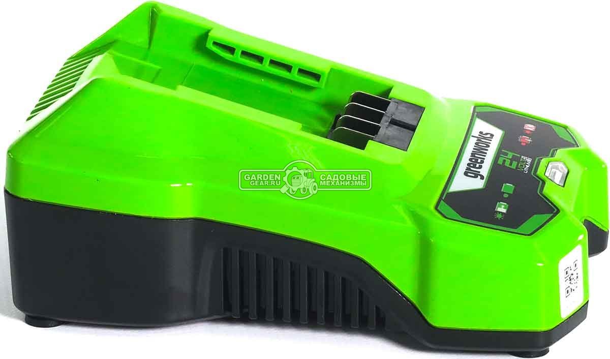 Зарядное устройство GreenWorks G24C4 быстрой зарядки для аккумуляторов 24В (4 А)