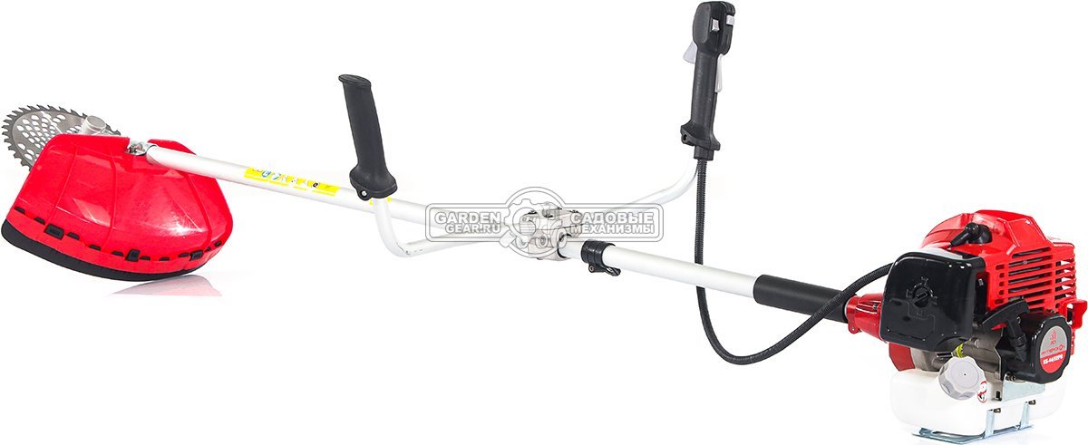 Бензокоса Интерскол КБ 44/52РВ Эксперт (RUS, 52 куб.см., 1.6 кВт/2.2 л.с., леска 2.4 мм + 40Т диск 255 мм, Т-рукоятка, 7.0 кг)