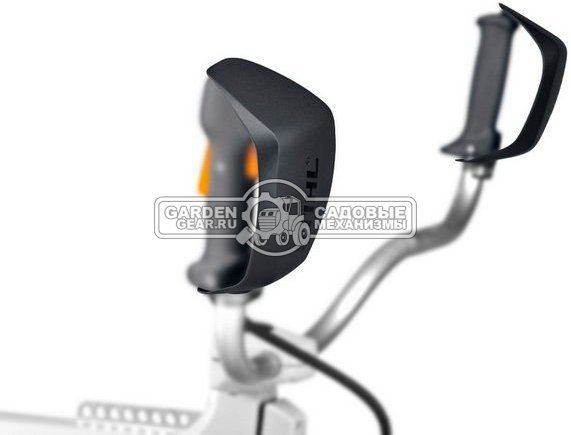 Бензокоса Stihl FS 410 (PRC, 42 куб.см., 2.0 кВт/2,7 л.с., длина - 177 см., 3-х лопастной нож DM 3F-300, леска - опция, 8.4 кг)