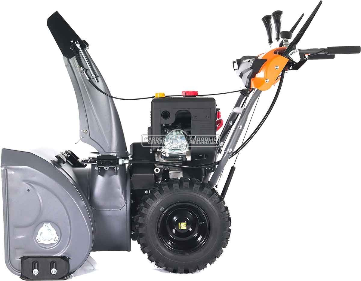 Снегоуборщик Villartec WB1176E (PRC, 76 см, Loncin, 302 см3, эл/стартер 220В, фара, подогрев рукояток, дифференциал, скорости 6/2, 117 кг)