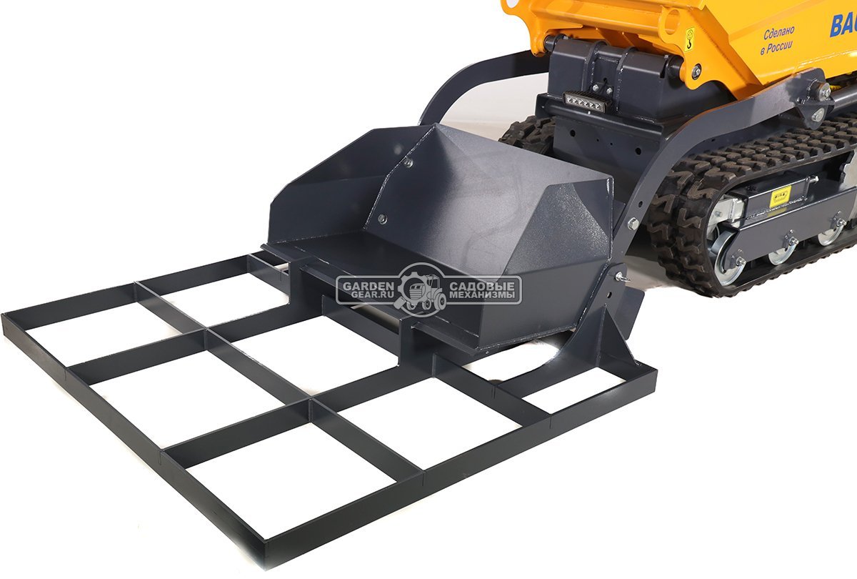 Планировщик Baumech для мини-думпера ширина 120 см., длина 110 см., 44,5 кг.