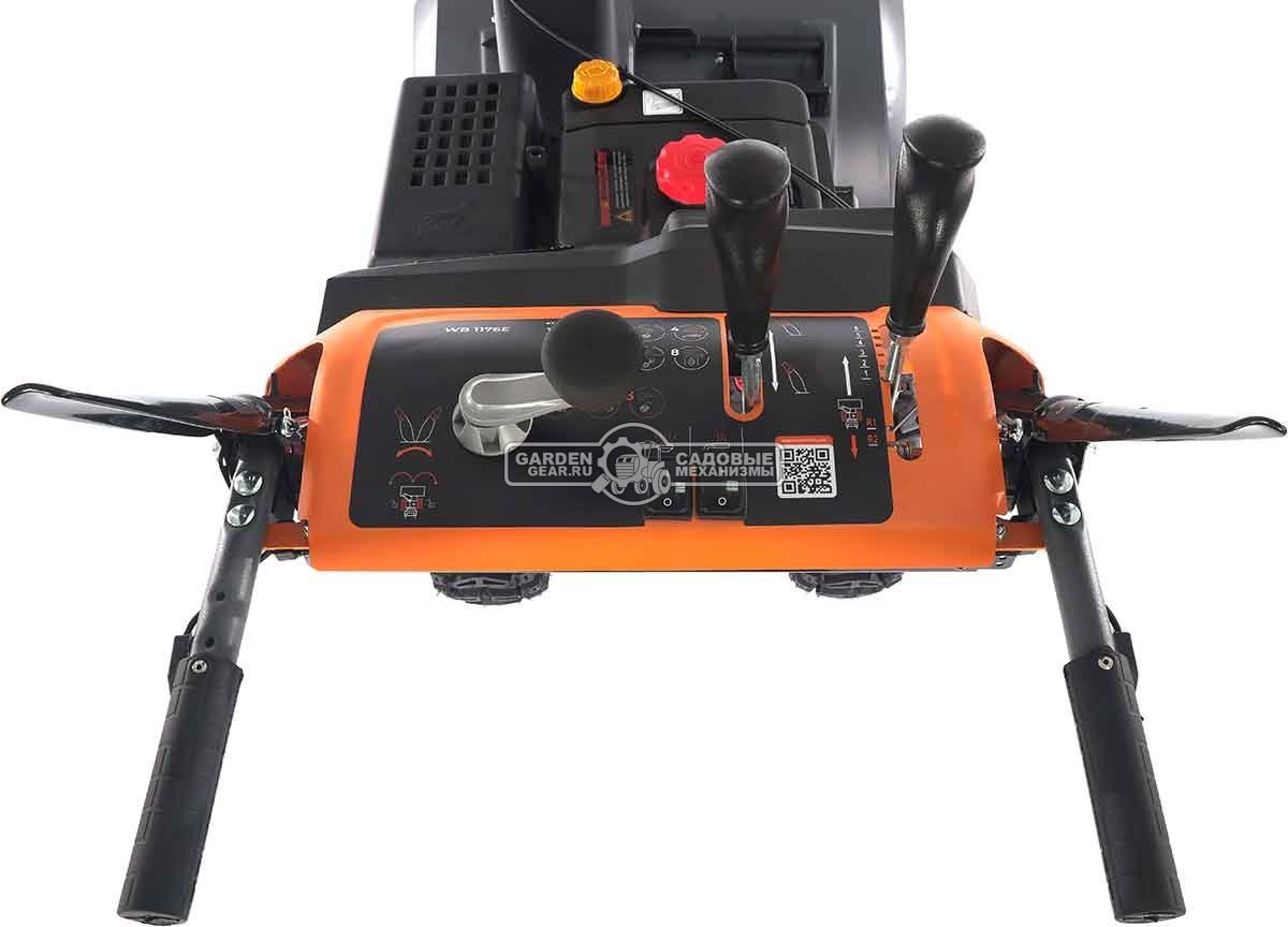 Снегоуборщик Villartec WB1176E (PRC, 76 см, Loncin, 302 см3, эл/стартер 220В, фара, подогрев рукояток, дифференциал, скорости 6/2, 117 кг)