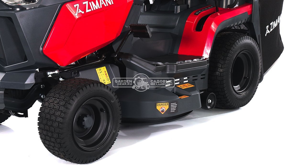 Садовый трактор ZimAni TC97HL (PRC, Loncin 452 куб.см., гидростатика, травосборник 320 л, ширина кошения 97 см, LED панель, 190 кг)