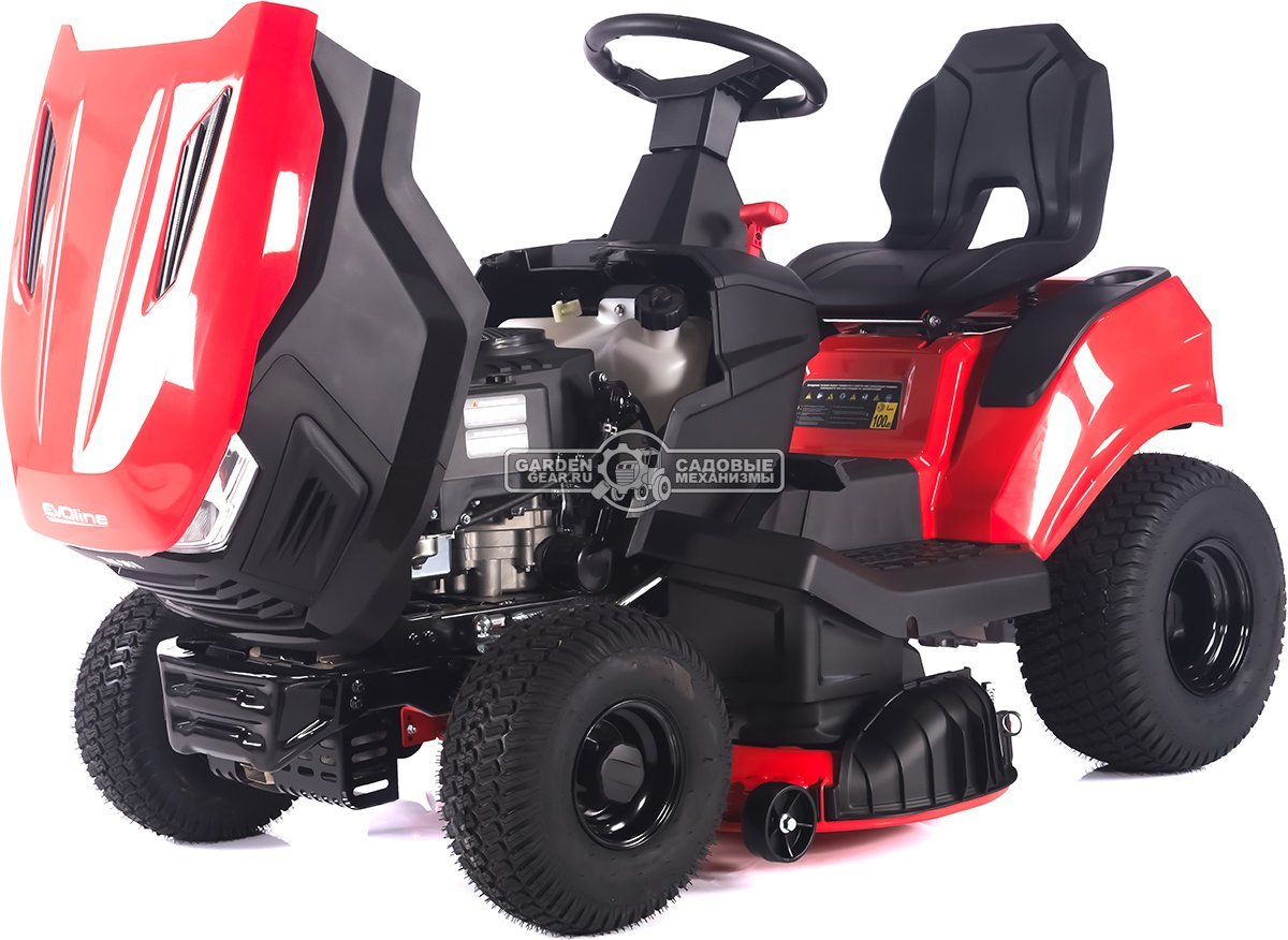 Садовый трактор Evoline TRG 98 H (PRC, Loncin 452 куб.см., гидростатика, ширина кошения 96 см, боковой выброс, 182 кг)