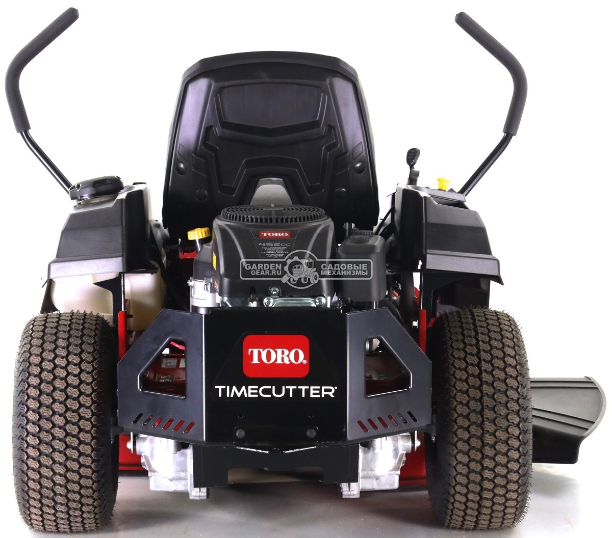 Садовый райдер Toro TimeCutter 74685 с нулевым радиусом разворота (USA, Toro, 452 куб.см., гидростатика, ширина кошения 107 см, 232 кг)