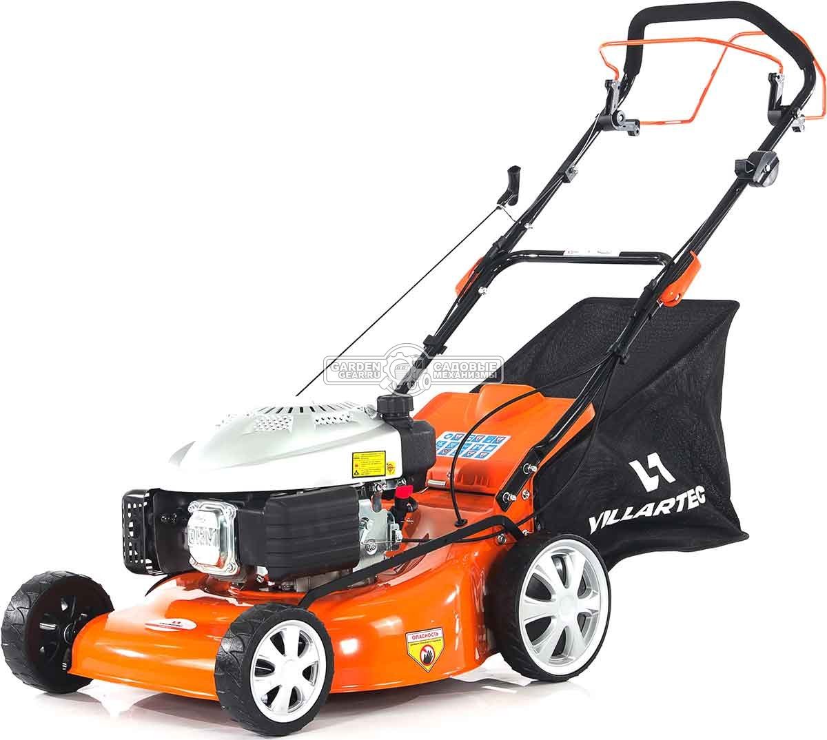 Газонокосилка бензиновая Villartec MB 4051T (PRC, 51 см, 173 см3, сталь, 3 в 1, 65 л, 36.5 кг)