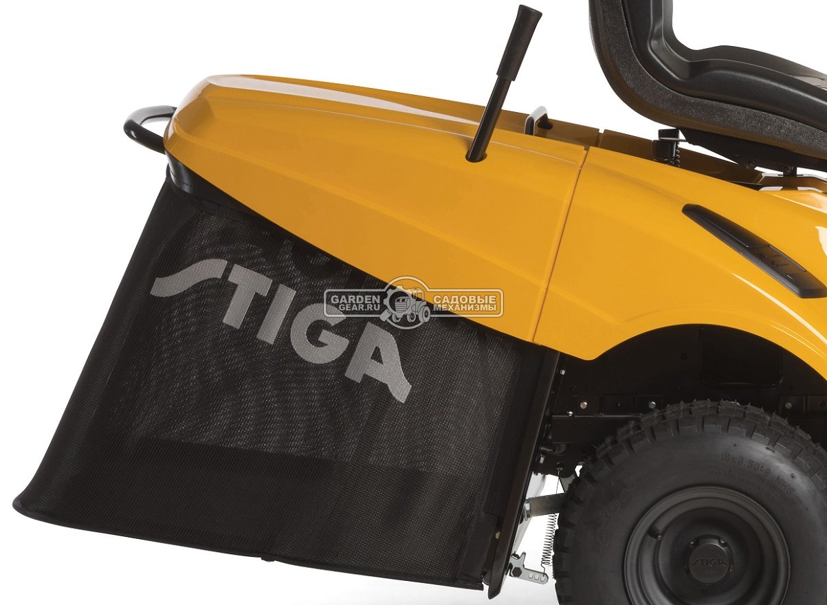 Садовый трактор Stiga Estate 5102 HW (ITA, Honda GCV530, 530 куб.см., гидростатика, травосборник 290 л., ширина кошения 102 см, NJ 92/102, 225 кг.)