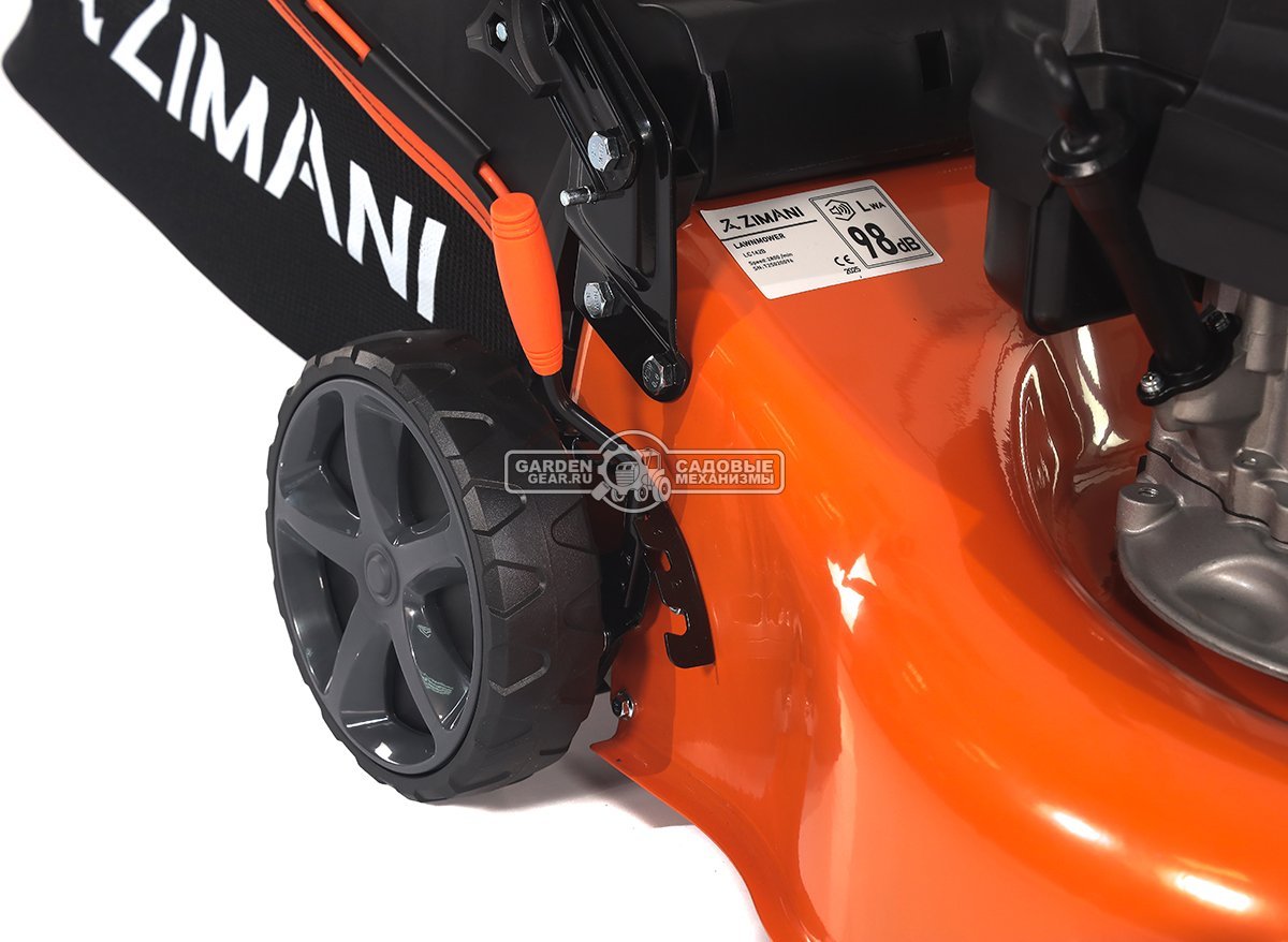 Газонокосилка бензиновая ZimAni LC142B (PRC, 42 см, 145 см3, Quattro Blade, 45 л, 23 кг)