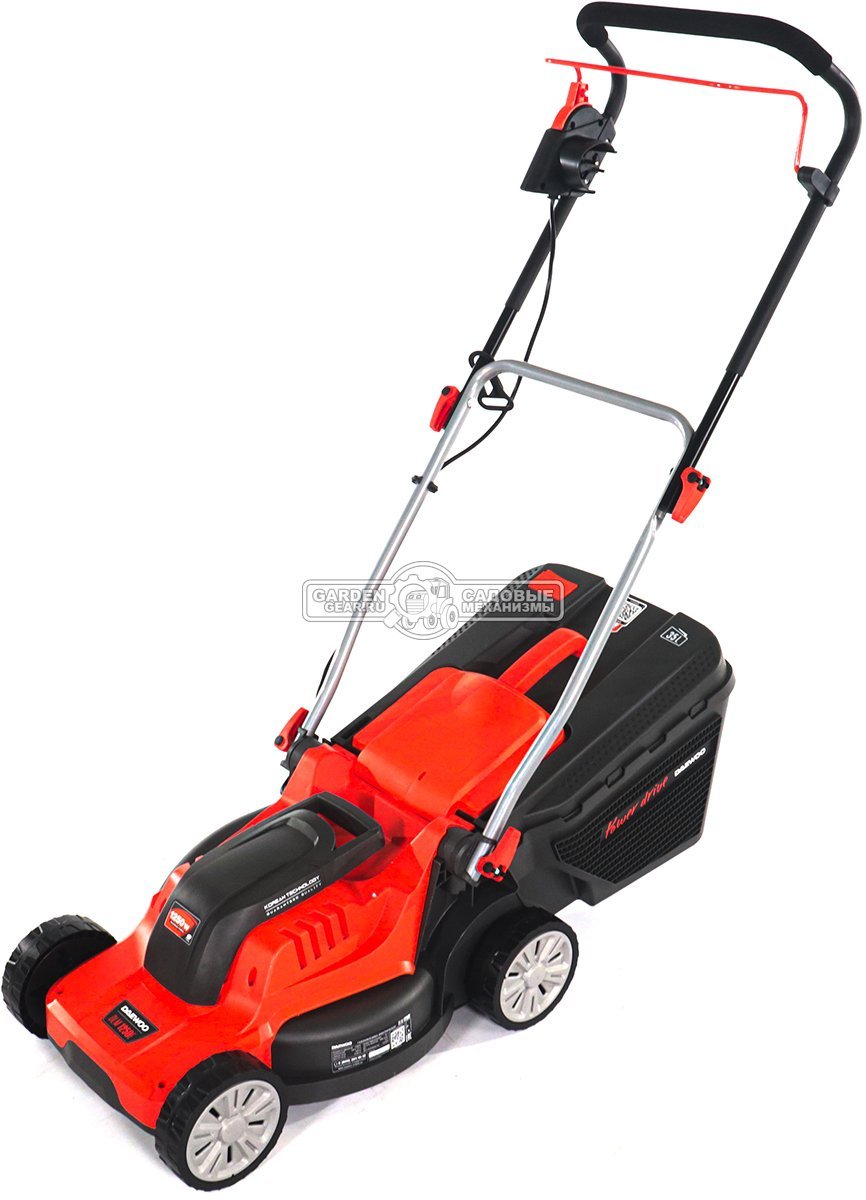 Газонокосилка электрическая Daewoo DLM 1250E (PRC, 1250 Вт., 32 см., пластик, 35 л., 7,1 кг.)