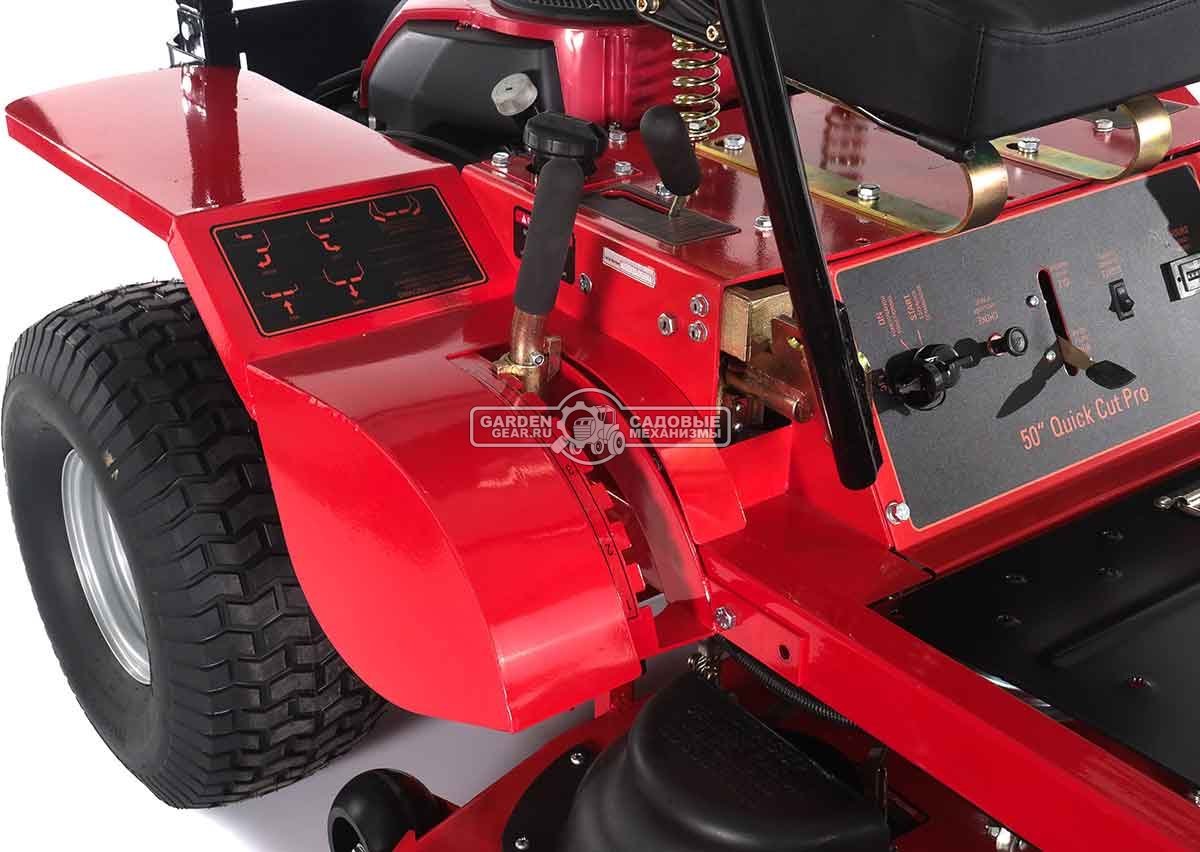 Садовый райдер ZimAni XT5 127 H-Pro с усиленной декой с нулевым радиусом разворота (PRC, Honda GXV690, 688 куб.см, гидростатика, 127 см, 450 кг)
