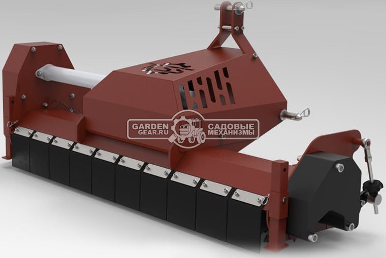 Скарификатор - вертикуттер от ВОМ TOSS SC-1300 (RUS, ВОМ 540 об/мин от 18 л.с., ширина 1300 мм, глубина до 40 мм, 131 кг.)