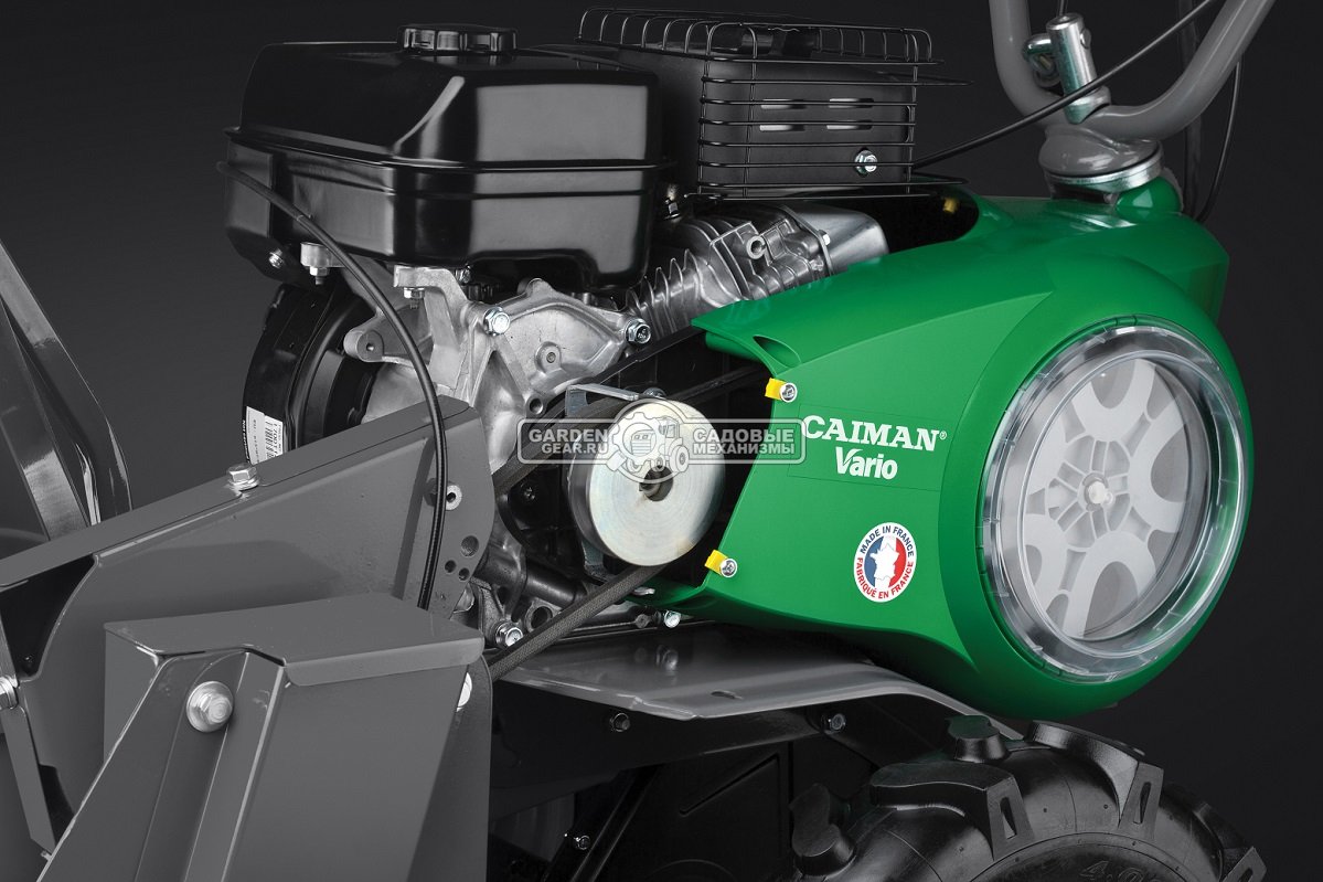 Мотоблок Caiman Vario 60H (FRA, Honda GX160, 163 куб.см., 2 вперед/1 назад, 60-90 см., колеса - опция, 57 кг.)