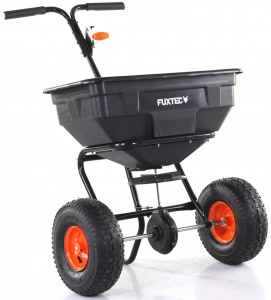 Тележка - разбрасыватель Fuxtec FX-GS56 для удобрений, песка и реагентов отзывы