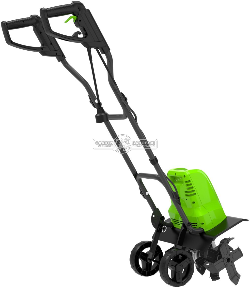 Культиватор электрический GreenWorks GTL1520 (PRC, 1500 Вт, 40 см, 11 кг)