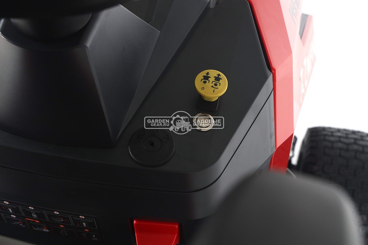 Садовый трактор ZimAni TS108HVD MY2025 (PRC, Loncin 586 куб.см., гидростатика, дифференциал, боковой выброс, шир. кошения 108 см, LED панель, 175 кг)