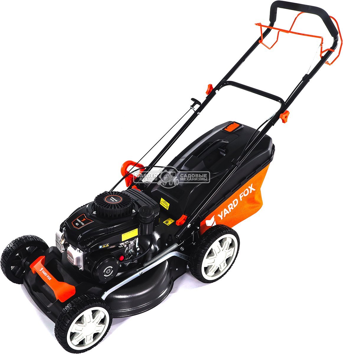 Газонокосилка бензиновая Yard Fox 46S (PRC, 46 см, Zongsheng NP150, 149 см3, сталь, 3 в 1, 60 л, 27.9 кг)