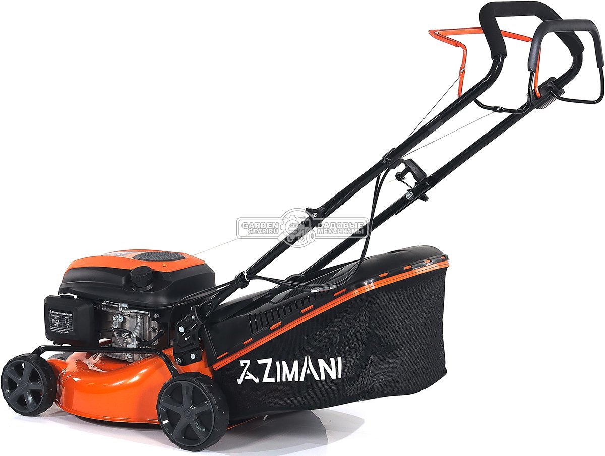 Газонокосилка бензиновая ZimAni LC142B (PRC, 42 см, 145 см3, Quattro Blade, 45 л, 23 кг)